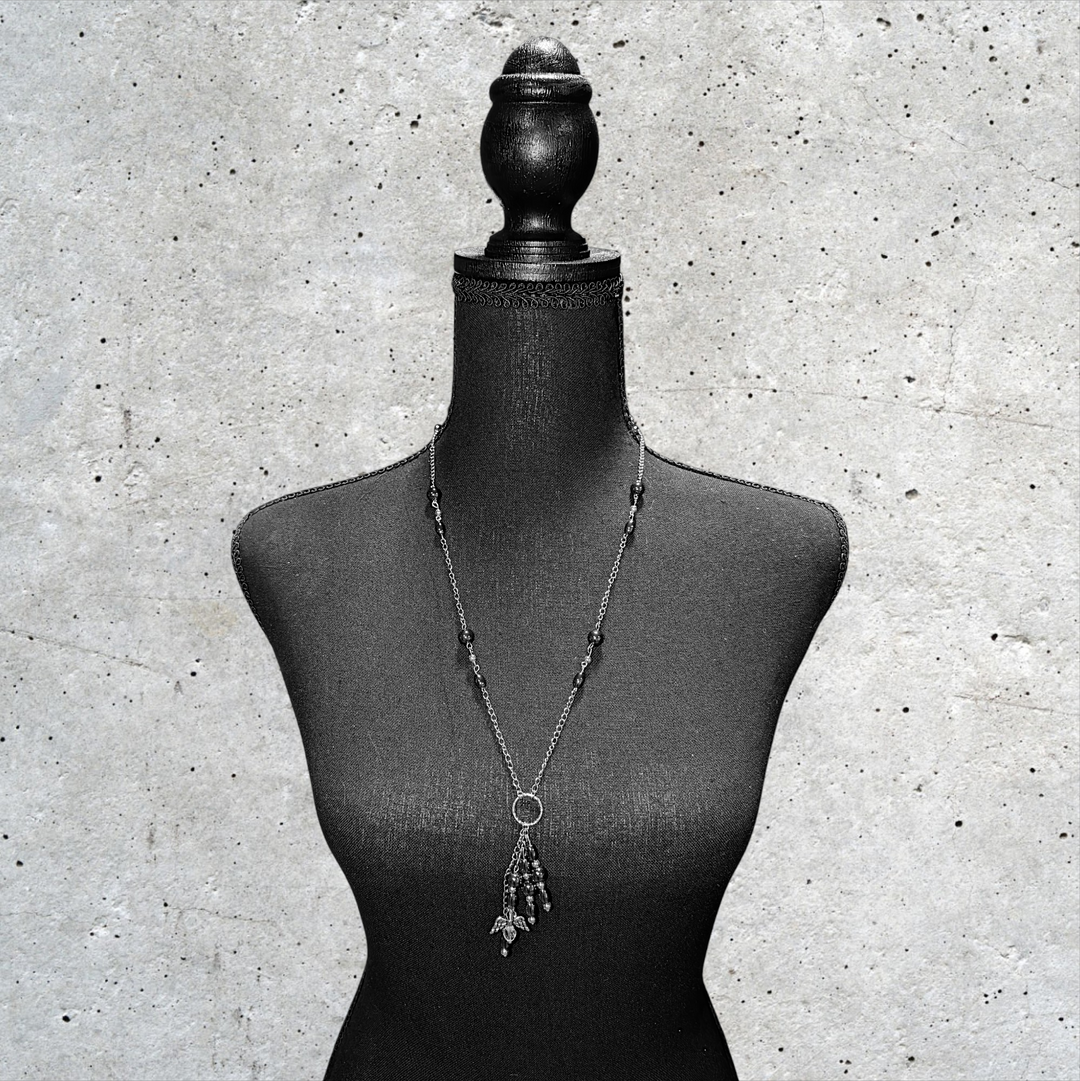 Hematite Angel Necklace