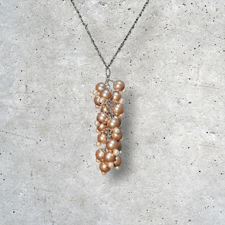 Copper Grape Vine Necklace