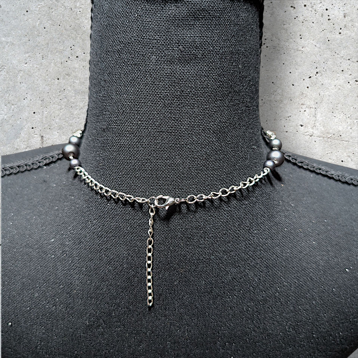 Midnight Black Vine Necklace