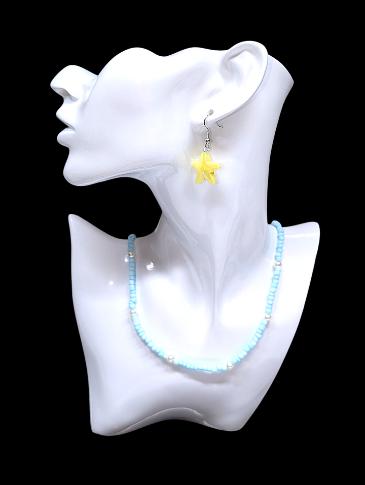 Yellow Starfish Earrings