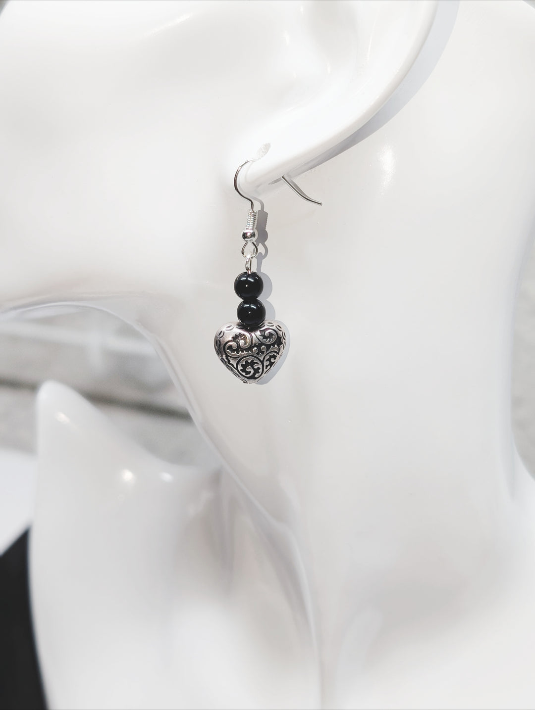 Fancy Evening Heart #1 Earrings