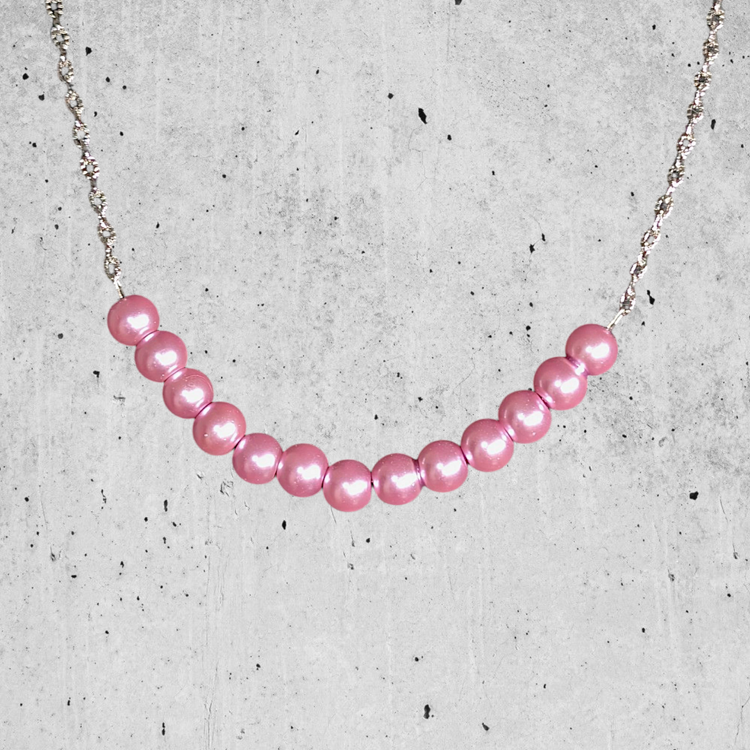 Soft Rose Necklace