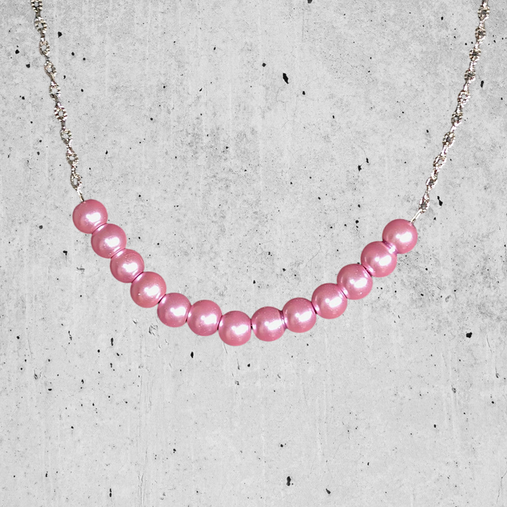 Soft Rose Necklace