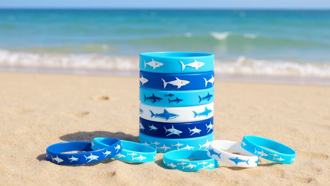 Shark Life Silicone (6 pack) Bracelets