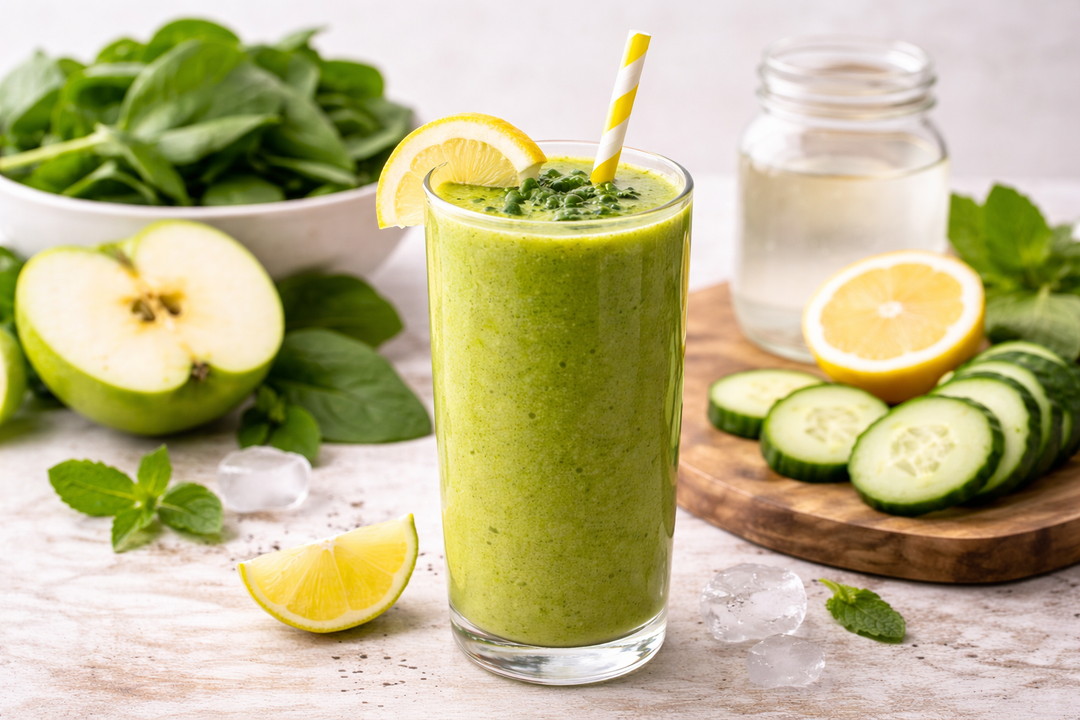 🥬 Green Detox Cleanse Smoothie — Reset &amp; Refresh Naturally