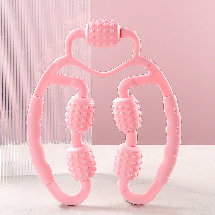 Ring Clamp Calf Massager Relax Leg Manicure Roller Roller Stick Yoga Five Wheel Massager Ring Leg Clamp