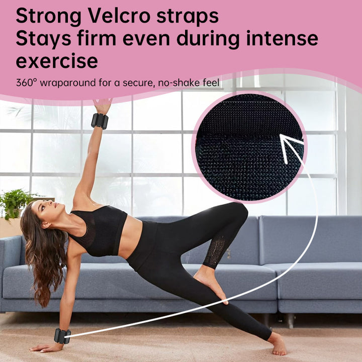 Weighted Wristbands: Silicone, for Weight Training/Yoga/Dance/Fitness (Also for Ankles)