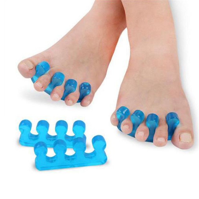 1Pair = 2Pcs Silicone Manicure Toe Separator Pedicure Tool Bunion Corrector