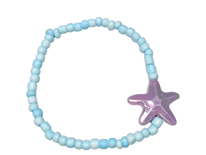 Powder Blue Starfish (Random 3) Bracelet