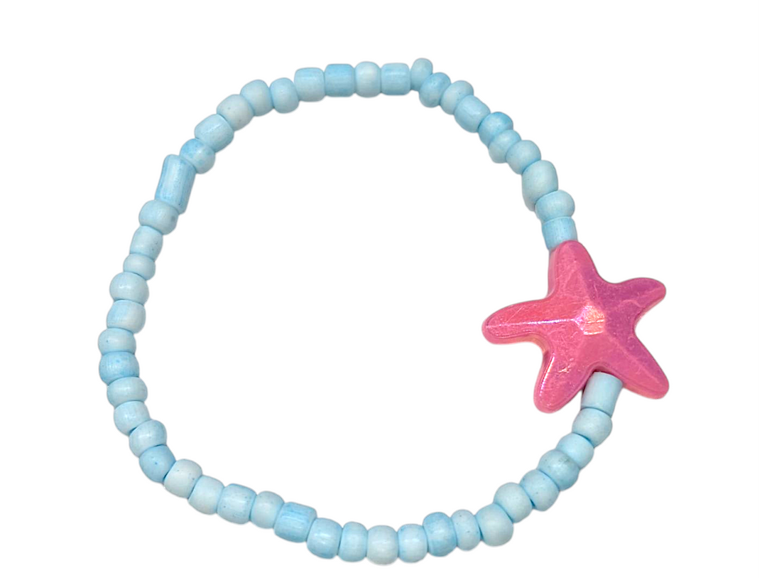 Powder Blue Starfish (Random 3) Bracelet
