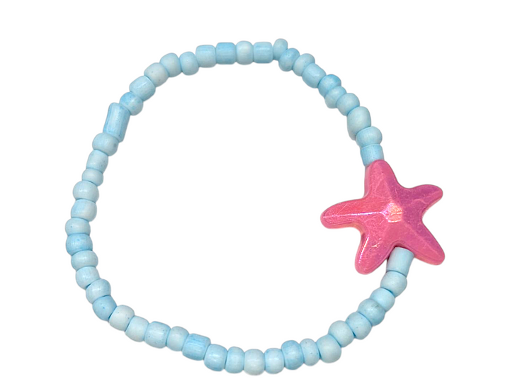 Powder Blue Starfish (Random 3) Bracelet