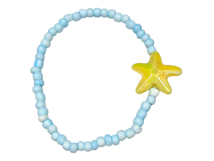 Powder Blue Starfish (Random 3) Bracelet