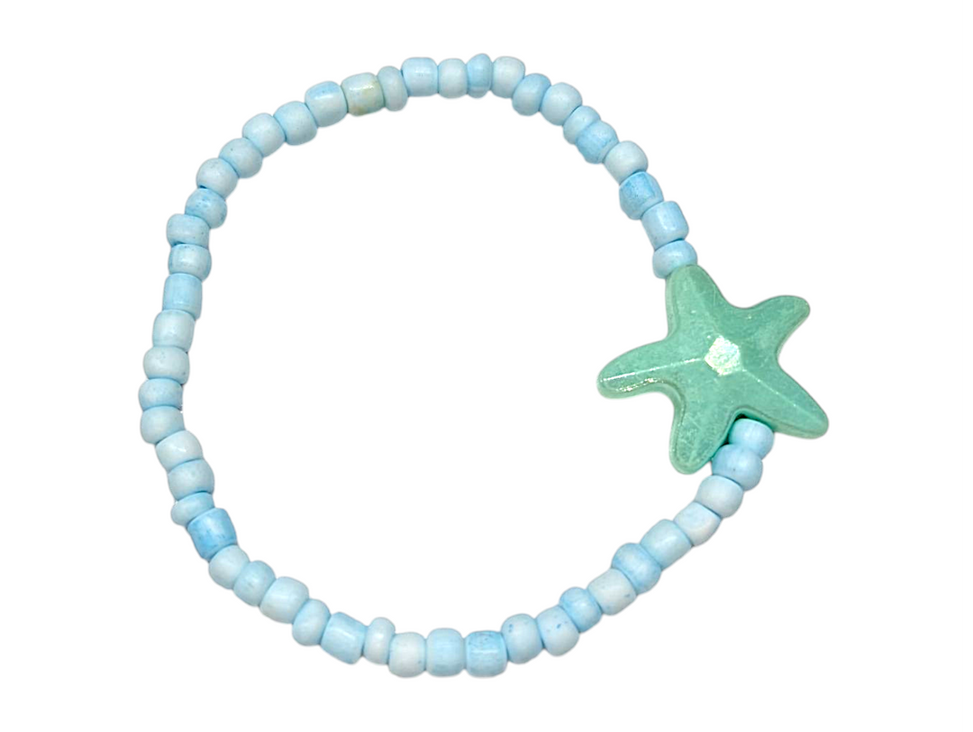 Powder Blue Starfish (Random 3) Bracelet