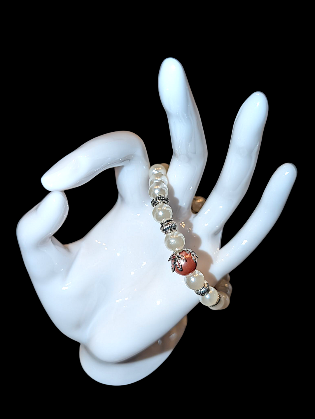 Falu Red Flower Bracelet