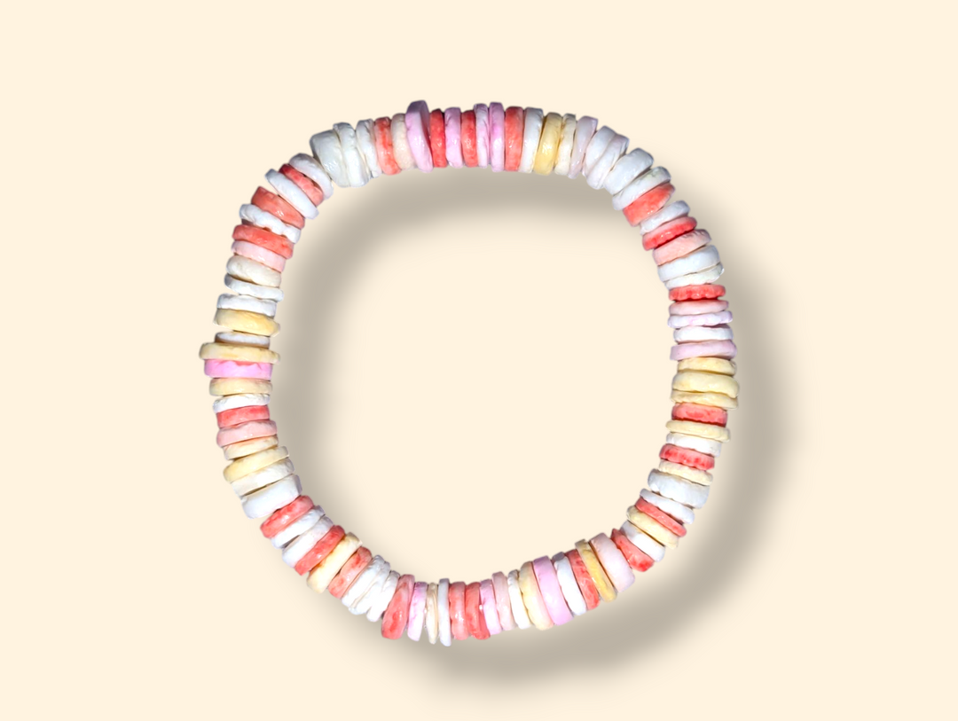 Natural Pink Shell Bracelet