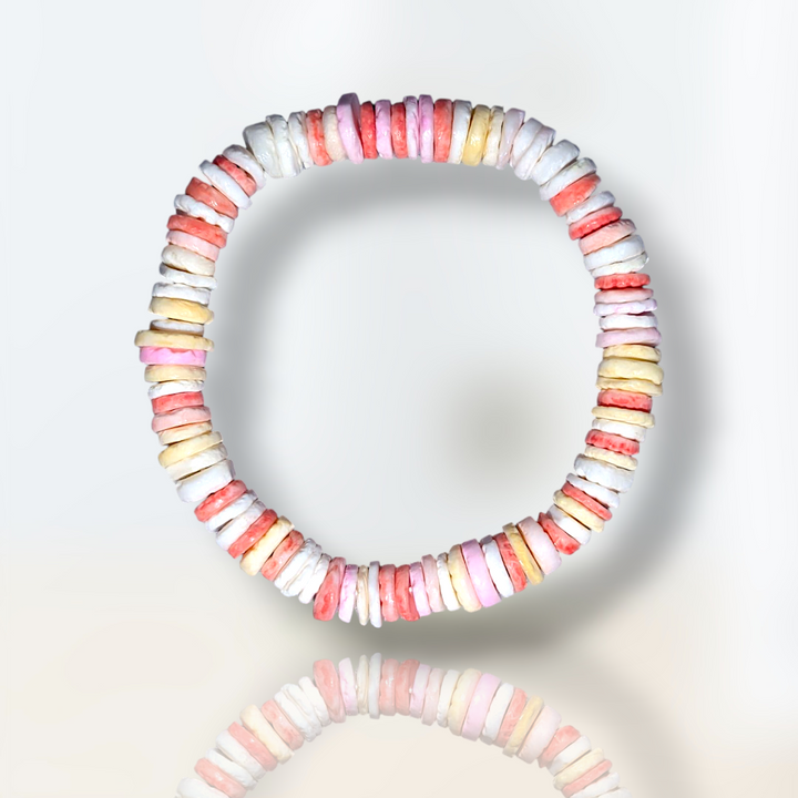 Natural Pink Shell Bracelet