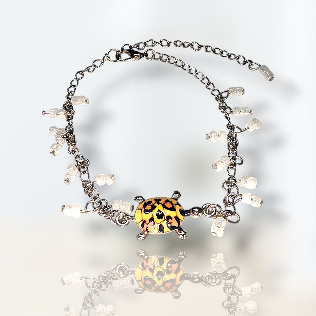 Leopard Sea Turtle Anklet Bracelet