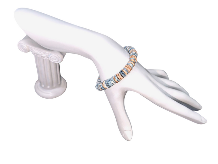 Natural Blue-Grey Shell Bracelet