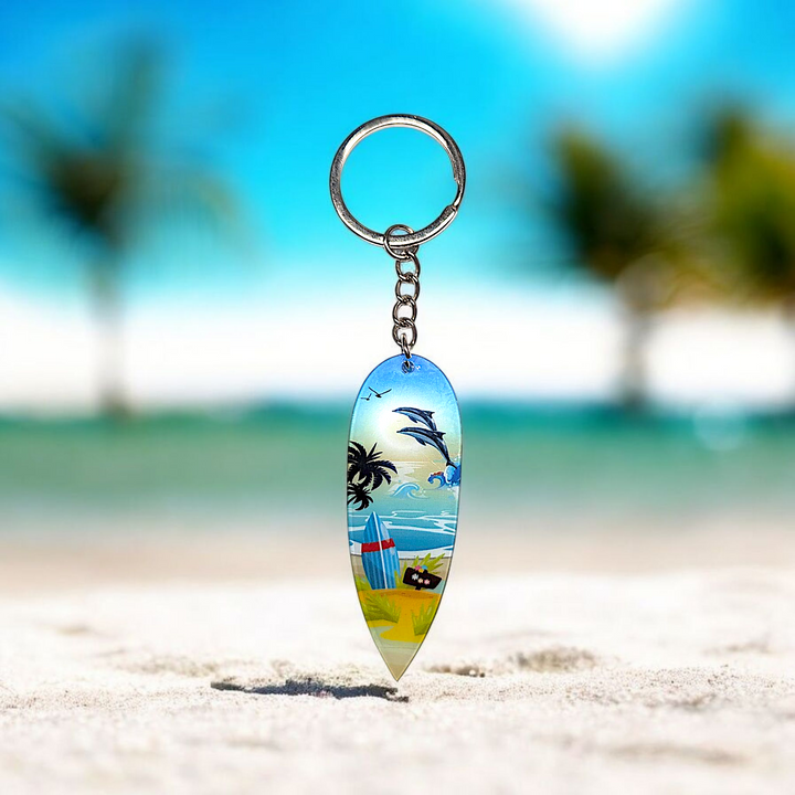 Surfboard Keychains Caribbean (3 Pack)