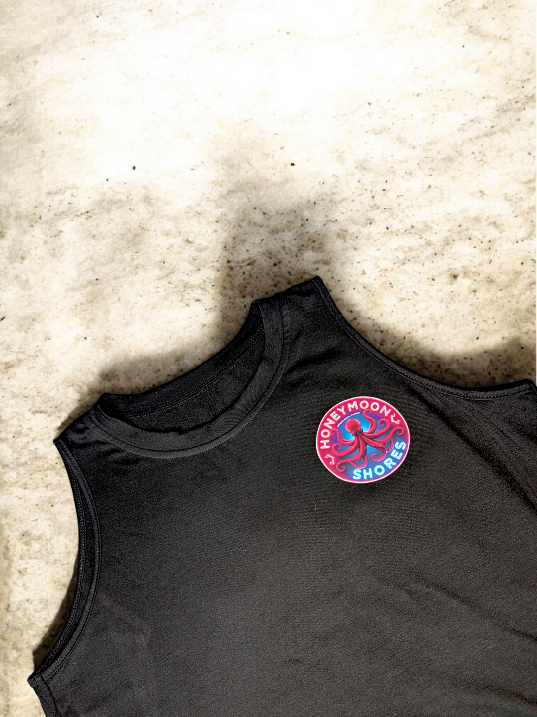 Womens Tank Top Summer - Crew Neck Sleeveless Loose Shirts Casual Wear Trendy Fashion Octopus Outfit Clothes