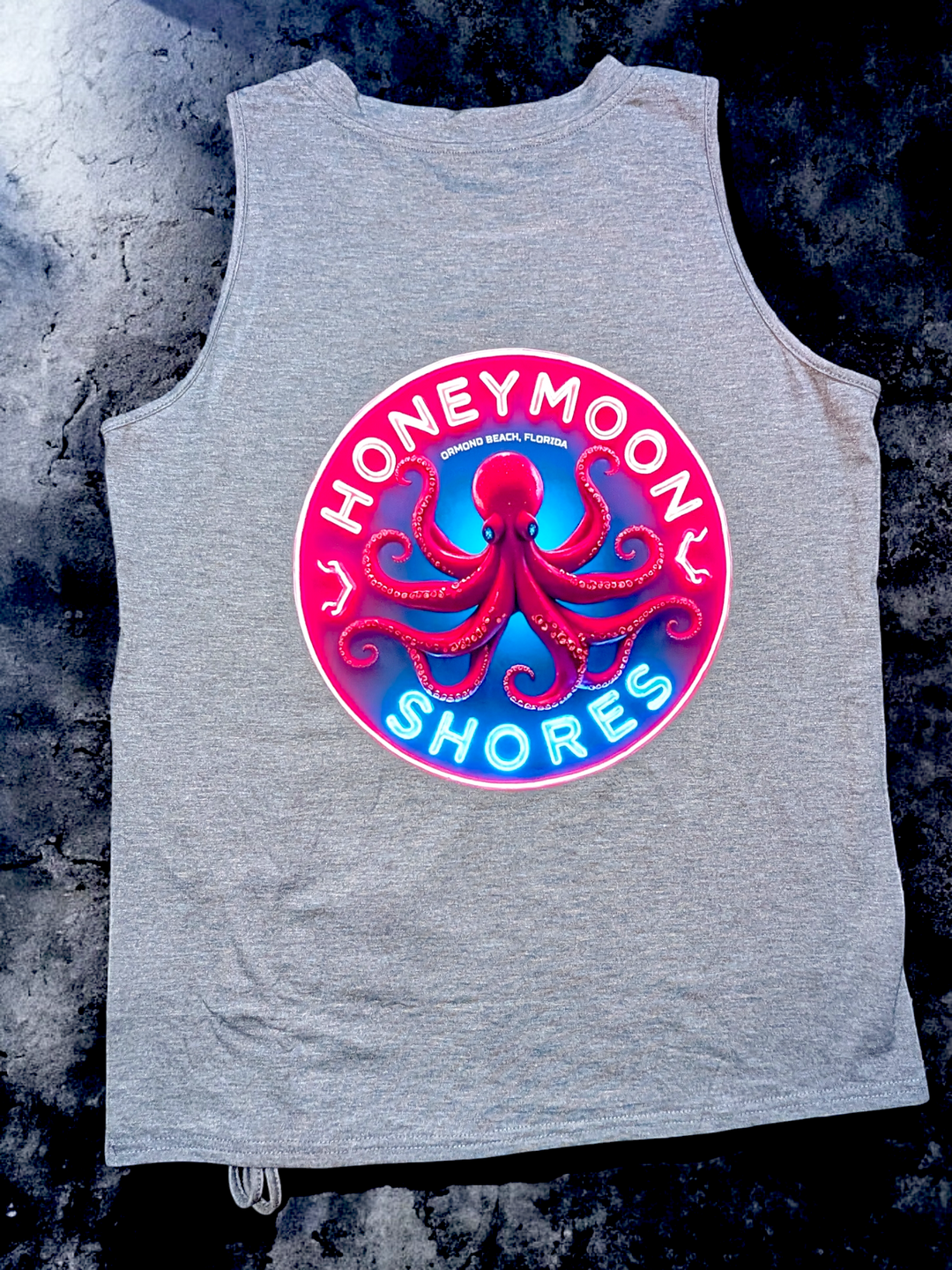 Womens Tank Top Summer - Crew Neck Sleeveless Loose Shirts Casual Wear Trendy Fashion Octopus Outfit Clothes