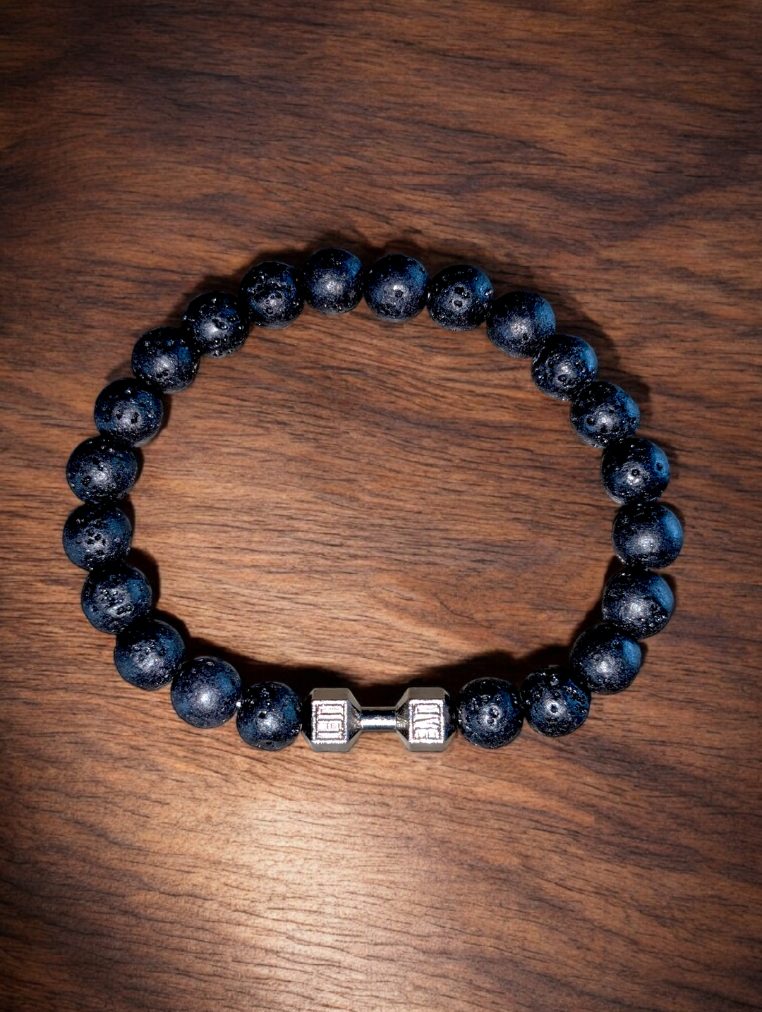 Men's Black Stone Lift Bracelet