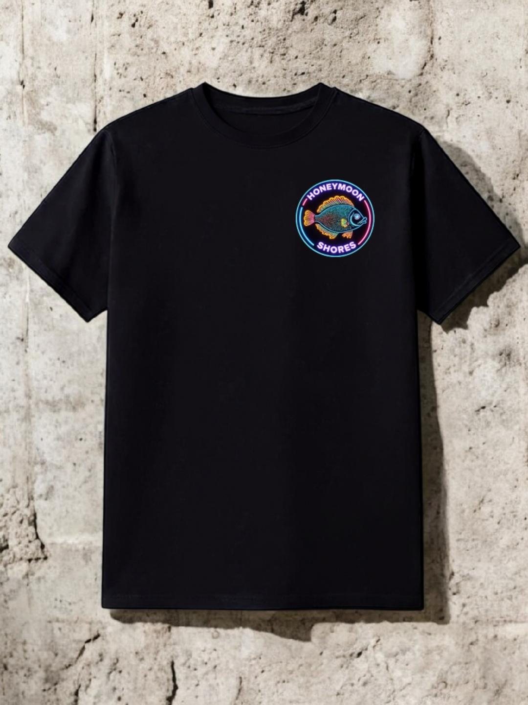 Honeymoon Shores Retro Fish #1 T-Shirt - Ormond Beach Florida