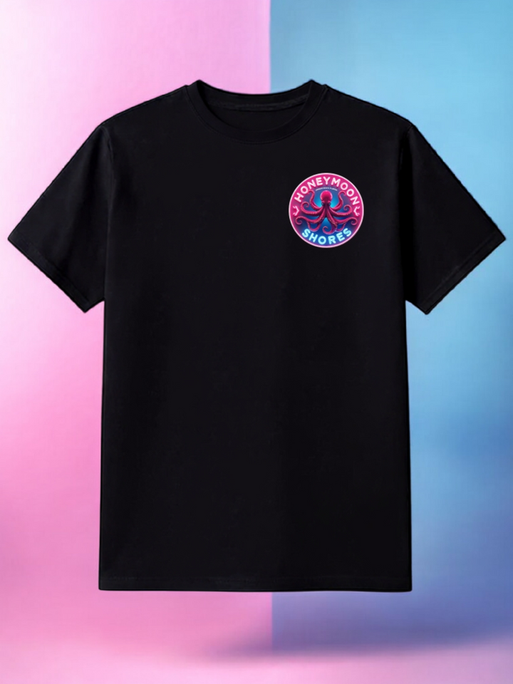 Honeymoon Shores Octopus Trendy Summer T-Shirt - Ormond Beach Florida