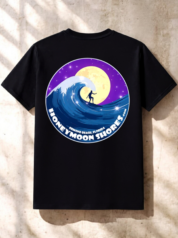 Honeymoon Shores Classic Trendy Fashion Summer T-Shirt - Ormond Beach Florida