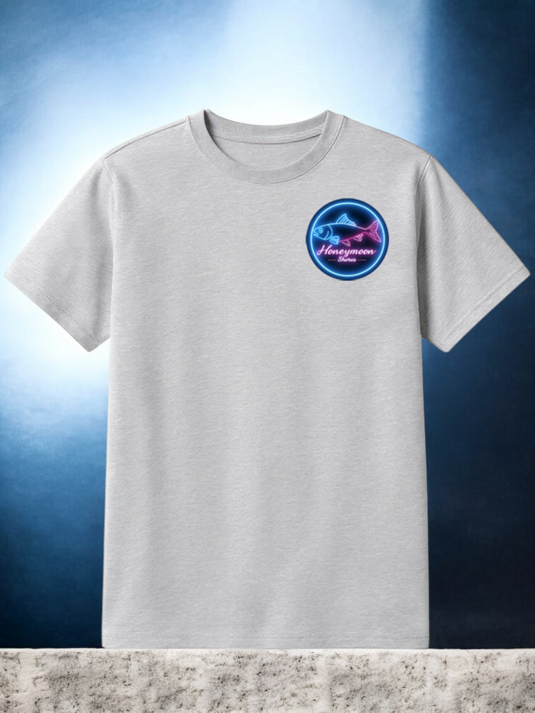 Honeymoon Shores Retro Fish #2 T-Shirt - Ormond Beach Florida