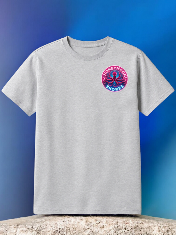 Honeymoon Shores Octopus Trendy Summer T-Shirt - Ormond Beach Florida