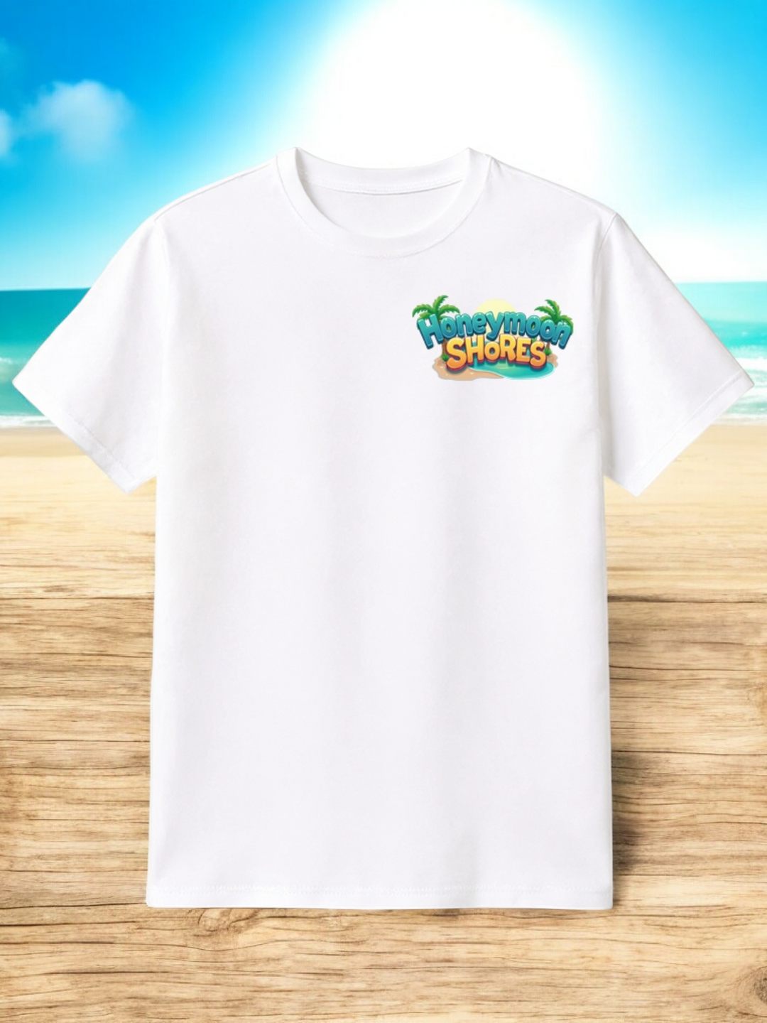 Honeymoon Shores Crab I Think You're Clawsome Trendy Summer T-Shirt - Ormond Beach Florida