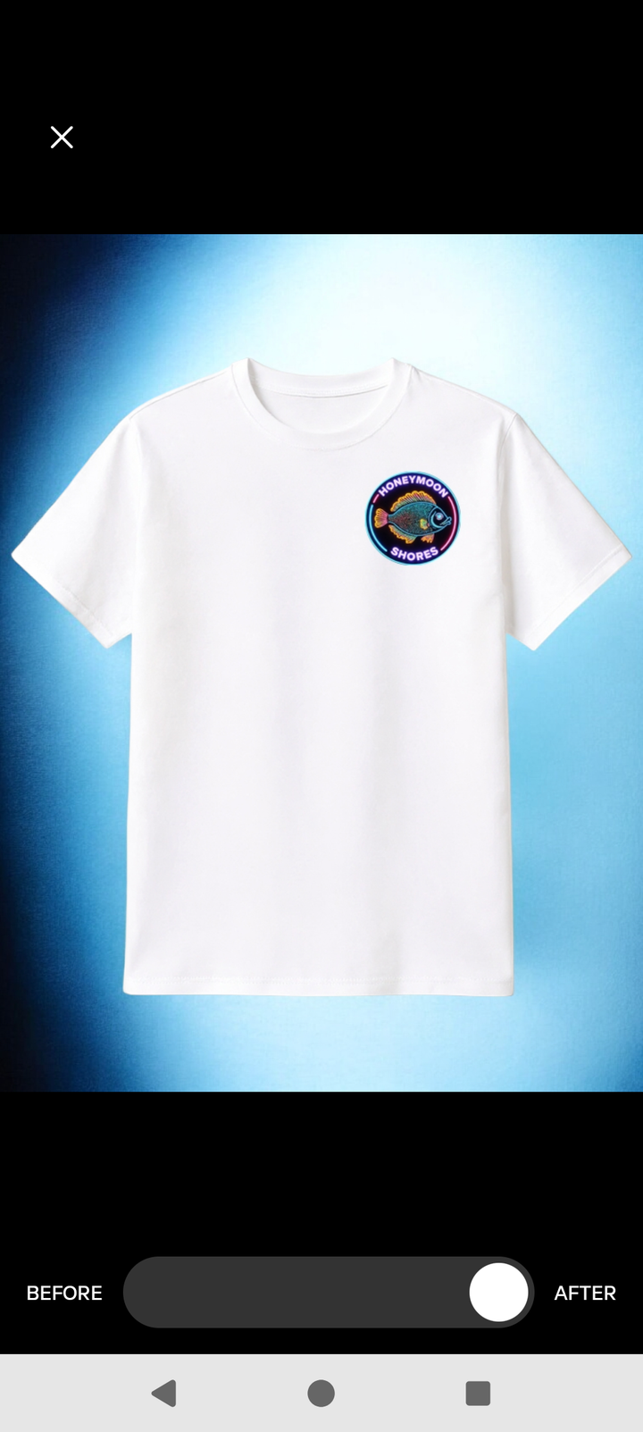 Honeymoon Shores Retro Fish #1 T-Shirt - Ormond Beach Florida