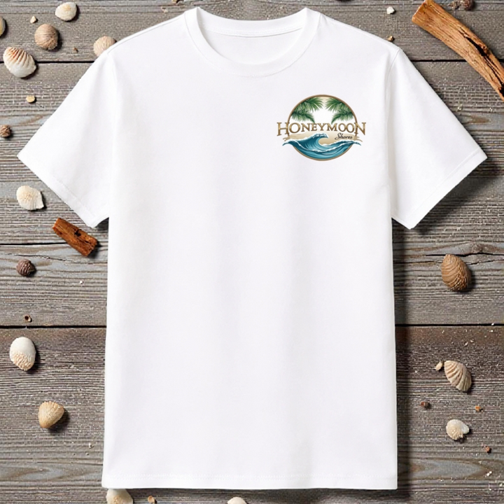 Honeymoon Shores Classic Trendy Fashion Summer T-Shirt - Ormond Beach Florida