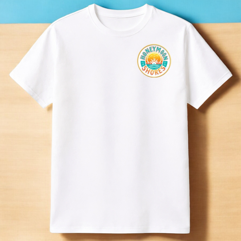 Honeymoon Shores Girl Power Trendy Summer T-Shirt - Ormond Beach Florida