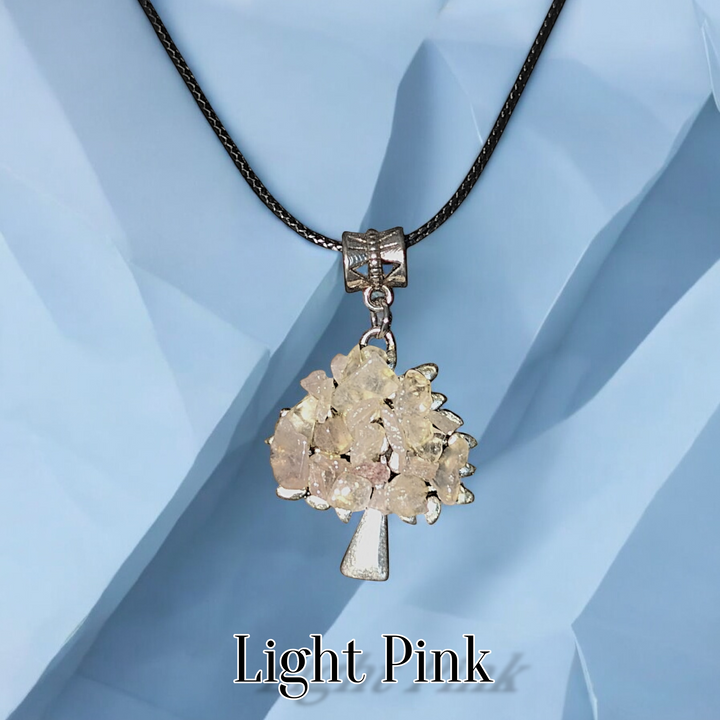 Tree of Life Necklace Stone Design Variety Colors Styles