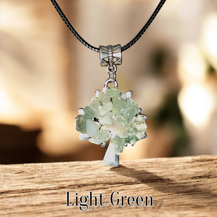 Tree of Life Necklace Stone Design Variety Colors Styles