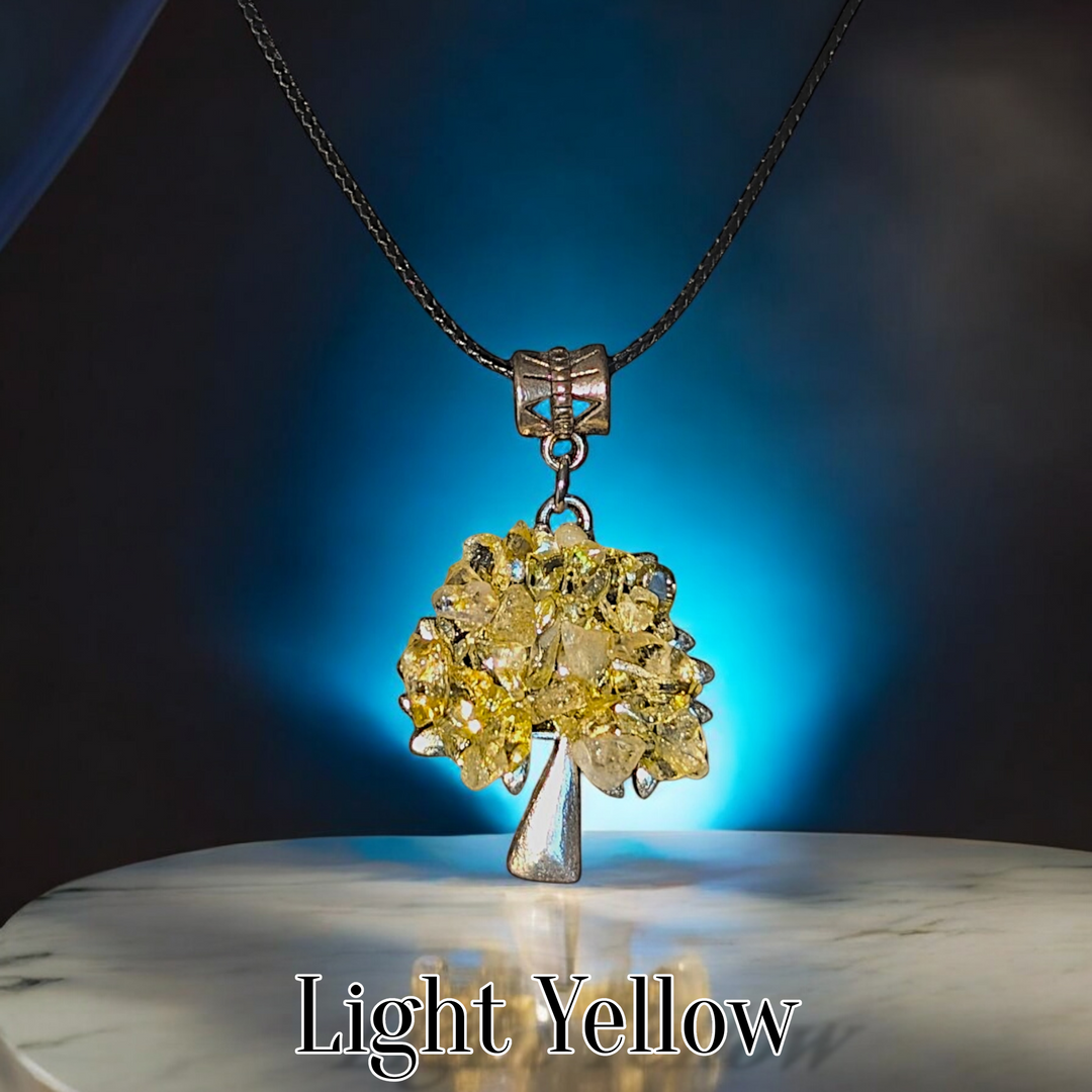 Tree of Life Necklace Stone Design Variety Colors Styles