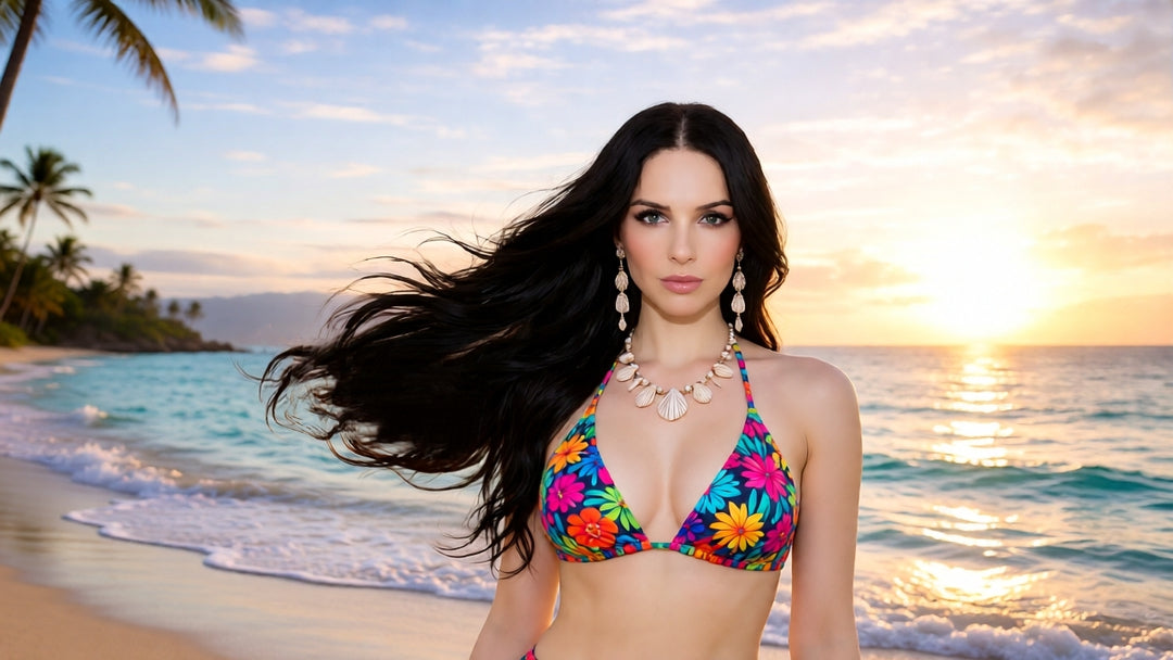 Honeymoon Shores women’s beachwear collection logo