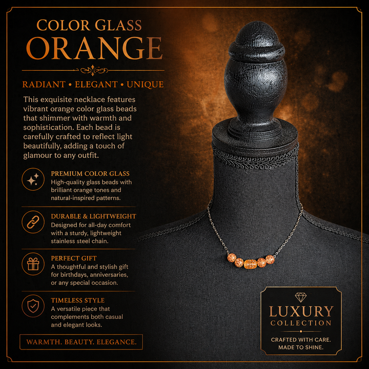 Red-Orange Necklace