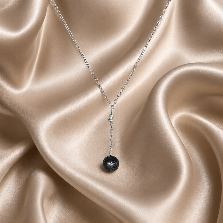 Blue Moon Drop Necklace