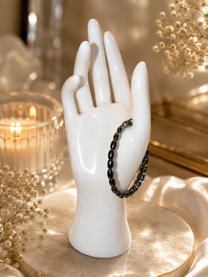 Oval Hematite Bracelet