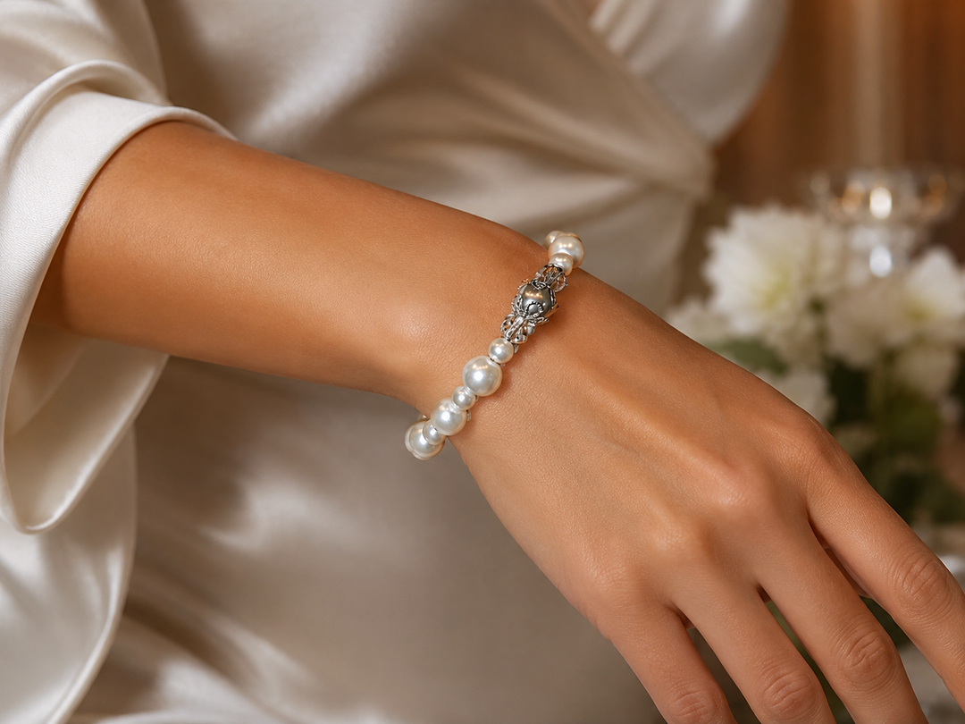 White Night Sky Bracelet