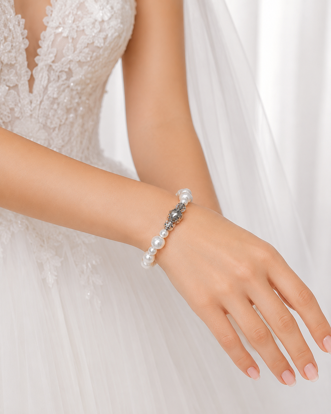 White Night Sky Bracelet
