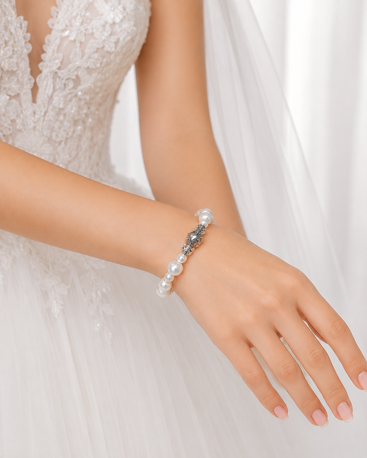 White Night Sky Bracelet