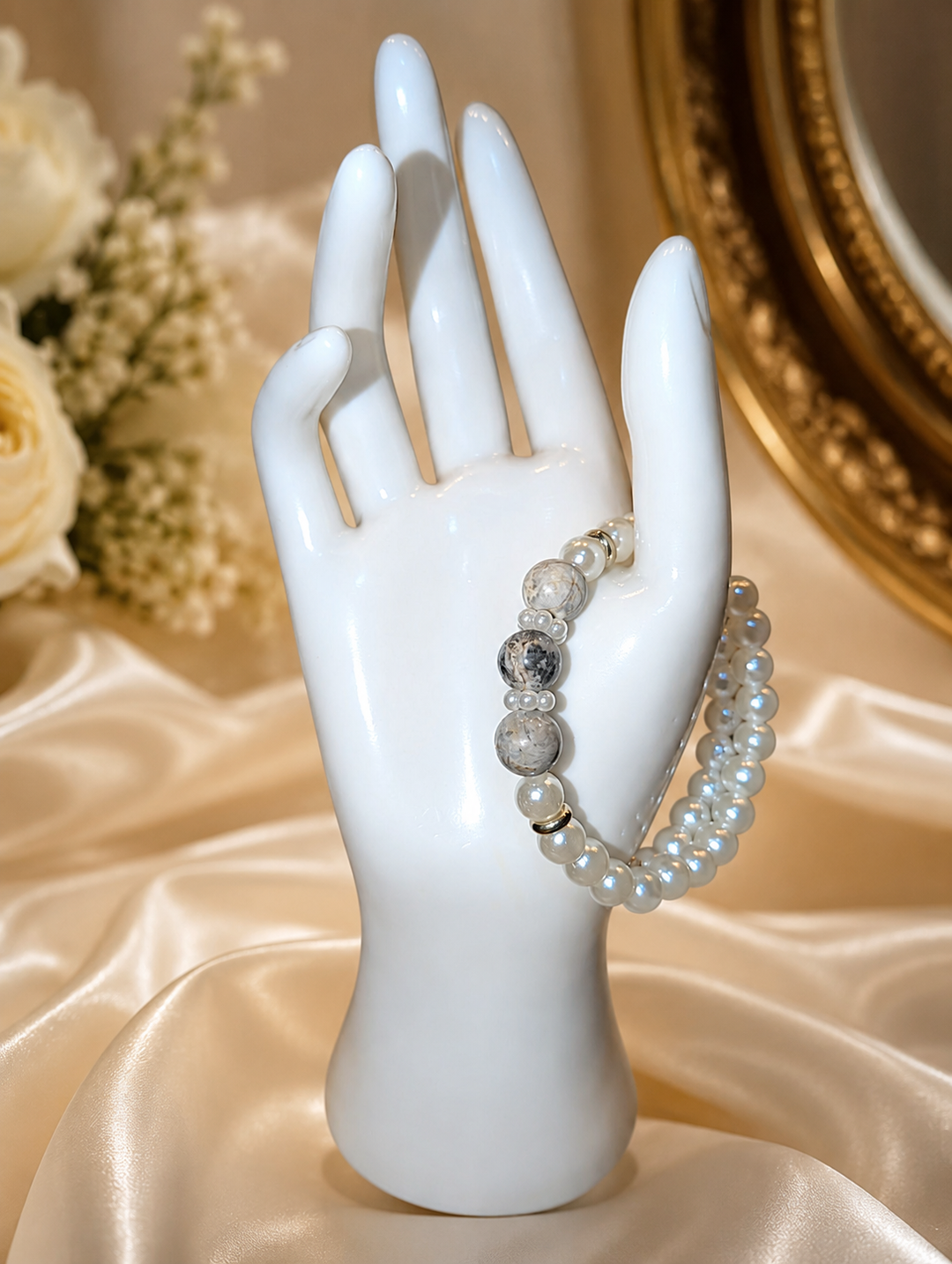 Grey Moon Bracelet