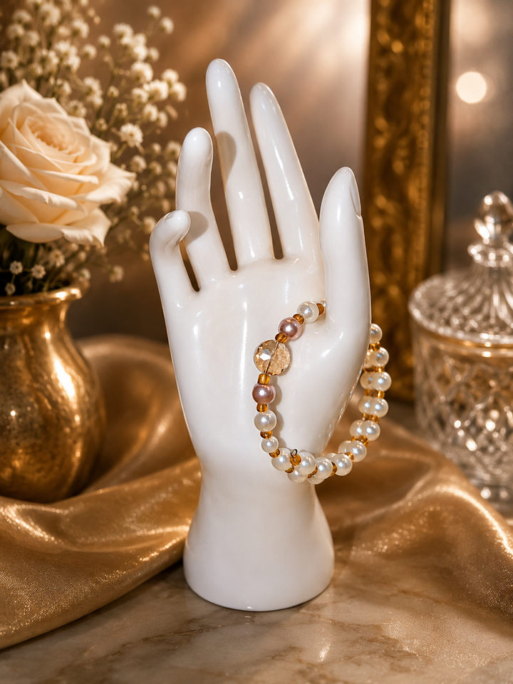 Cinnamon Pearl Bracelet