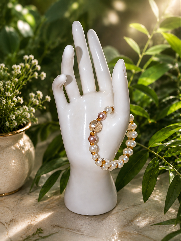Cinnamon Pearl Bracelet