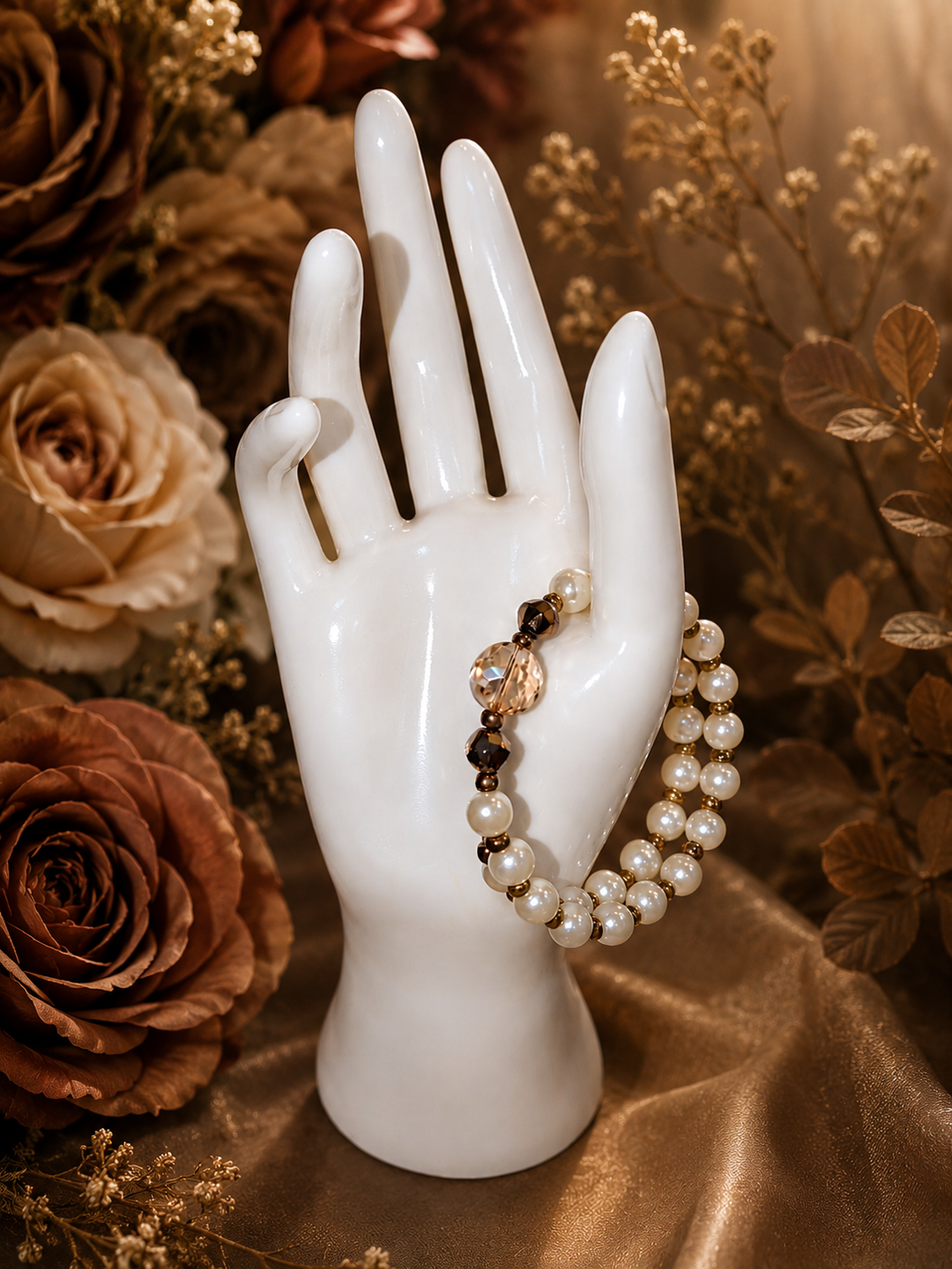 Sepia Pearl Bracelet