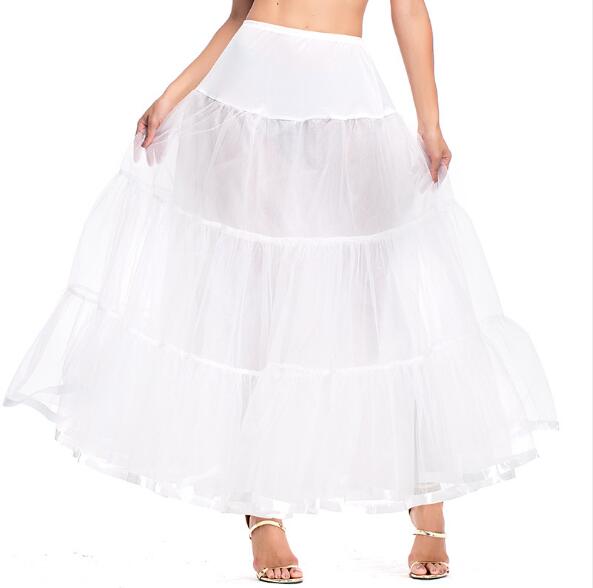 Vintage Dress Petticoat for Wedding Retro Crinoline Women Wedding Accessories Long Petticoats Underskirt